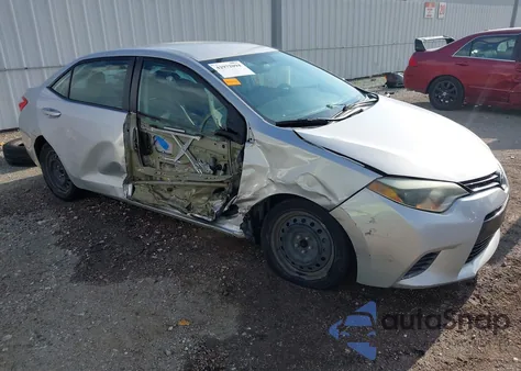 2015 Toyota Corolla Le из США, поврежденный, VIN 5YFBURHE8FP295493